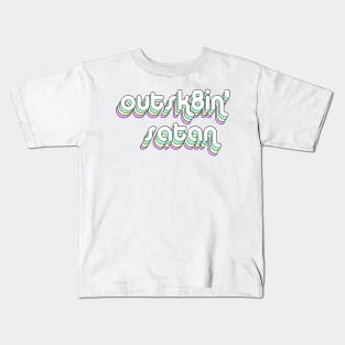 outsk8in’ satan Kids T-Shirt